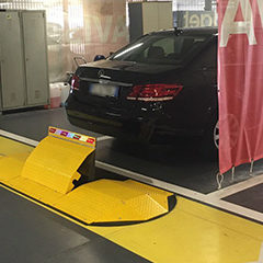 photo of Secure Parking raised placed in an underground car park